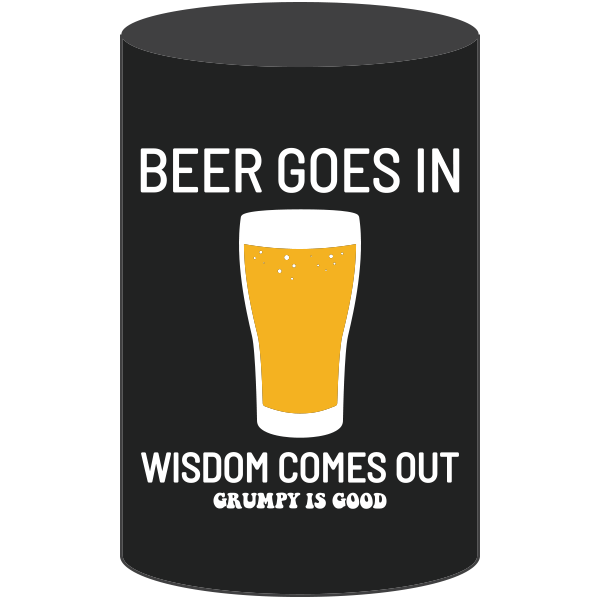 Acme Originals Beer Goes In Stubby Holder