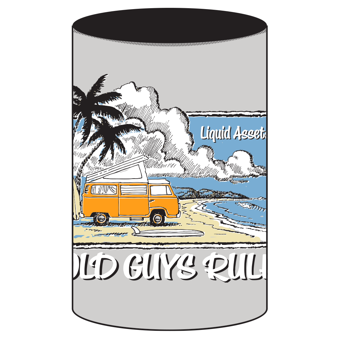 OGR Liquid Assets Stubby Cooler - Acme Merchandising