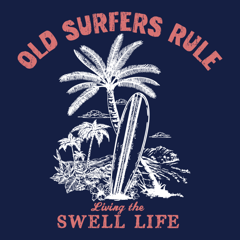 OGR Old Surfers Rule SS Tee - Acme Merchandising
