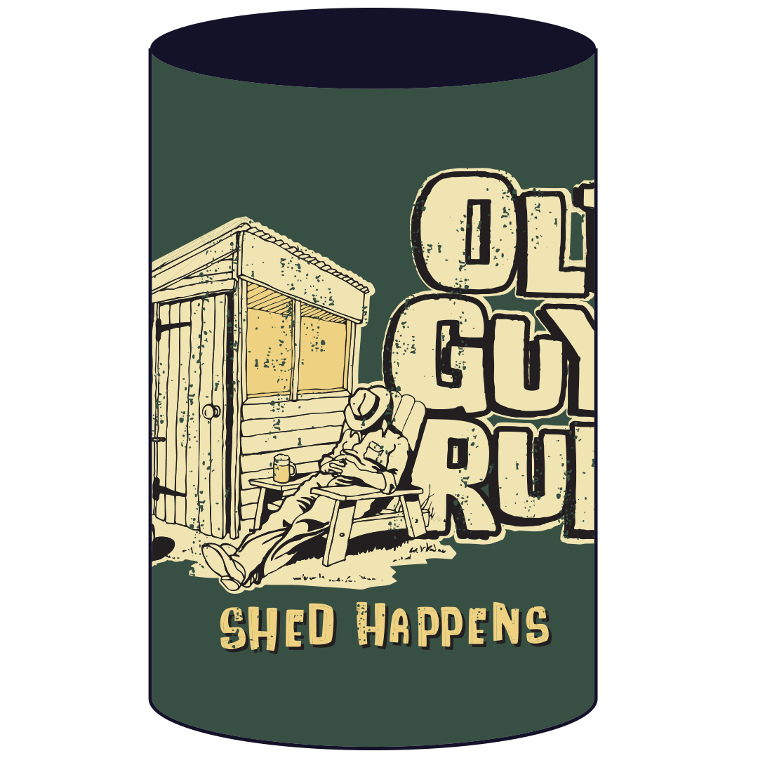 OGR Shed Happens Stubby Cooler - Acme Merchandising